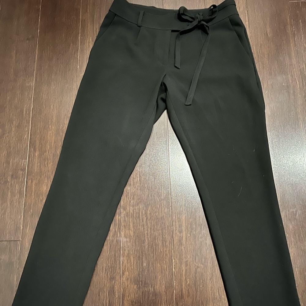 Ann Taylor Loft Tie Waist Slim Taper Pants